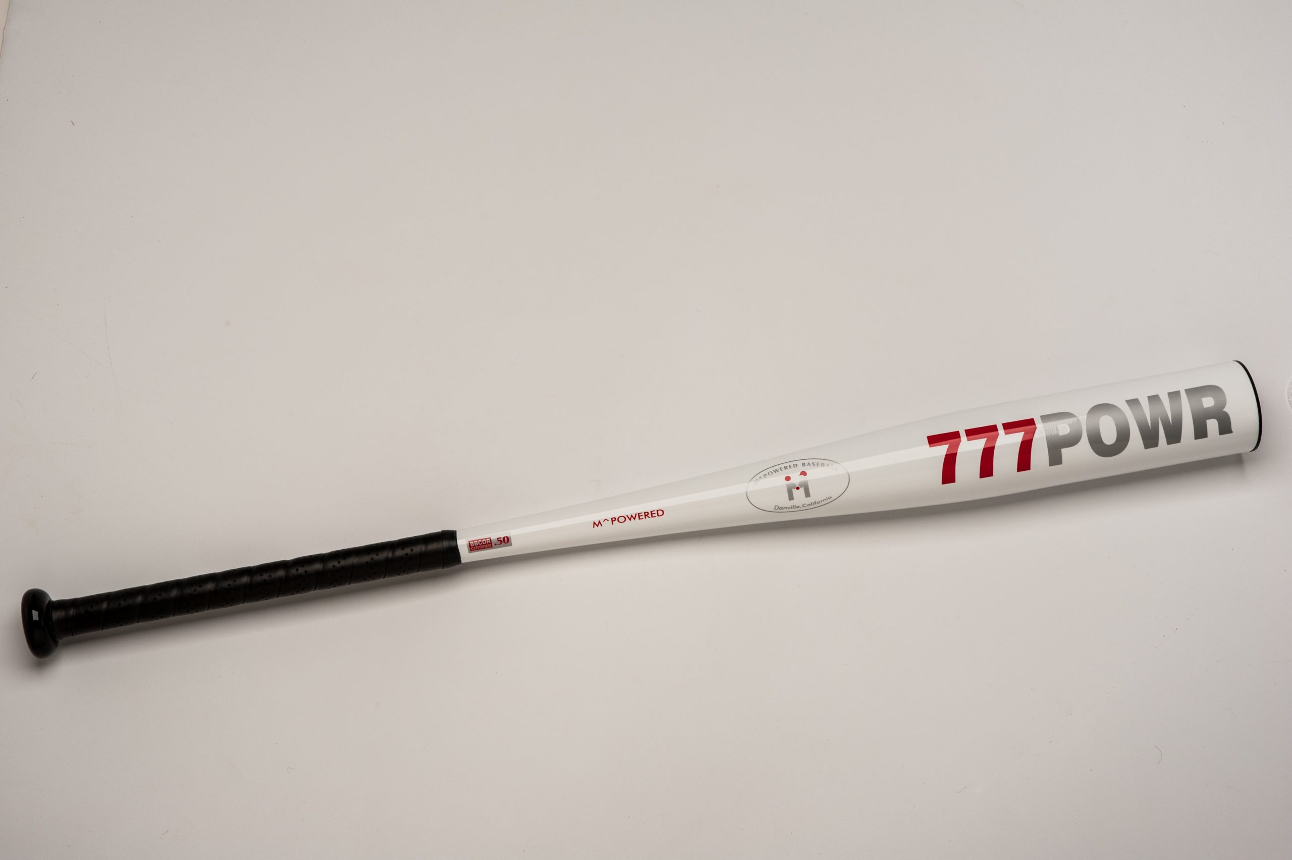 *NEW* M^POWERED BASEBALL WHITE  777POWR BBCOR ALLOY BAT  HS and COLLEGE APPROVED 